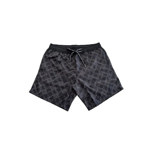 Black Polyester Swimwear