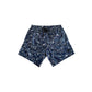 Blue Polyester Men Swim Shorts