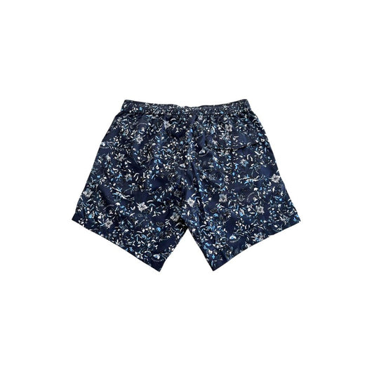 Blue Polyester Swimwear