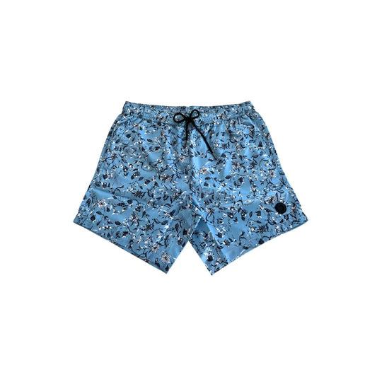 Light Blue Polyester Swimwear