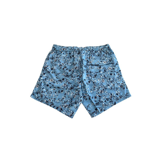 Light Blue Polyester Swimwear