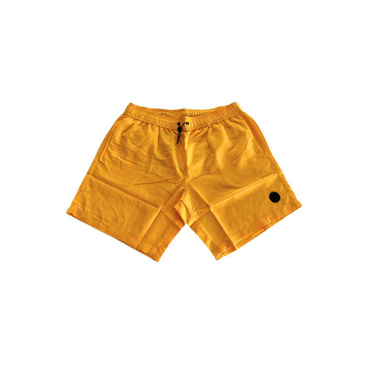 Yellow Polyester Swimwear