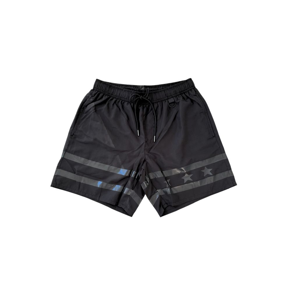 Black Polyester Swimwear