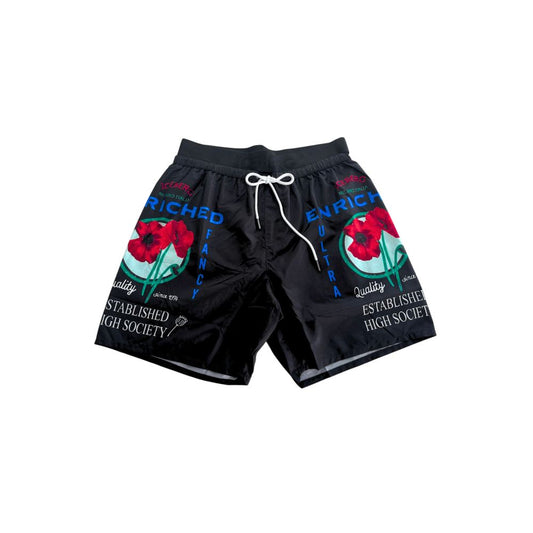 Black Polyester Swimwear