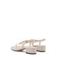 Mystic White Nappa Charlotte Leather Sandals