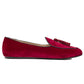 Red Velvet Loafer