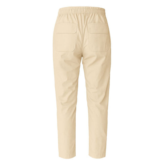 Beige Cotton Jeans & Pant