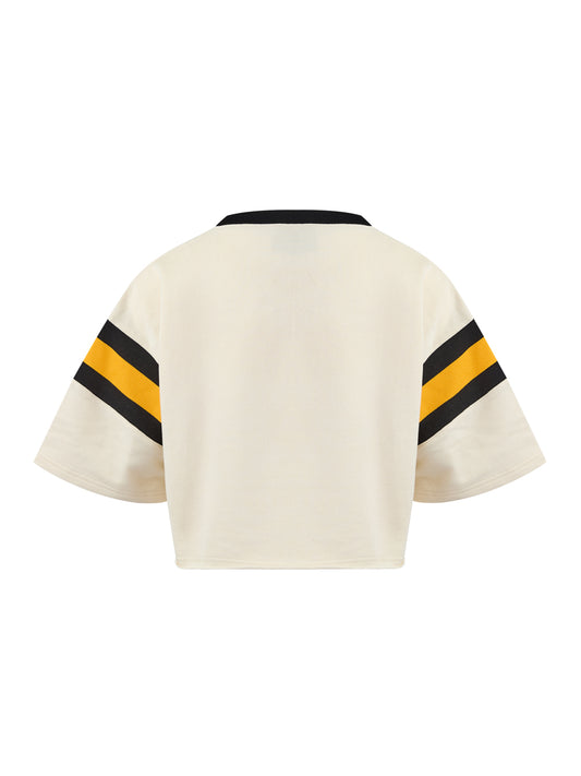White Cotton Hooded T-shirt