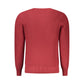 Red Viscose Men Sweater