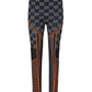 Black Polyamide All over Logo Leggings Pants