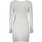 White Viscose Women Dress
