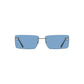 Blue Metal Women Sunglass