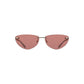 Pink Metal Women Sunglass