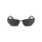 Black Metal Women Sunglasses