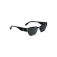 Black Metal Women Sunglasses