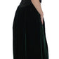 Enchanted Emerald Velvet Crystal Maxi Dress