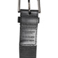 Green Black Polyester DG Logo Buckle Belt