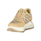 Beige Polyester Women Sneaker