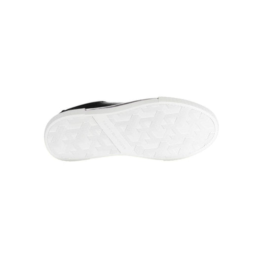 Black Leather Women Sneaker