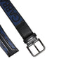 Black Blue DG Logo Silver Metal Buckle Belt