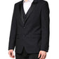 Dark Blue MARTINI Wool Suit 2 Piece Jacket