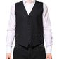Dark Blue MARTINI Wool Suit 2 Piece Jacket