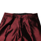 Bordeaux Silk 2 Piece Single Breasted Suit