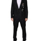 Black MARTINI King Skeleton 2 Piece Suit