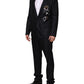 Black MARTINI King Skeleton 2 Piece Suit