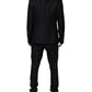 Black MARTINI King Skeleton 2 Piece Suit