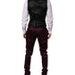 Dark Purple Silk 3Piece Single Breasted Suit