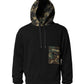 Black Camouflage Hooded Sweatshirt Sweater