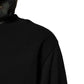 Black Camouflage Hooded Sweatshirt Sweater