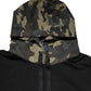 Black Camouflage Hooded Sweatshirt Sweater