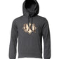 Gray Logo Patch Hooded Sweatshirt Sweater