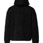 Black Leopard Full Zip Hooded Sweatshirt Sweater