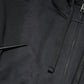 Black Logo Full Zip Hooded Men Sweatshirt Sweater