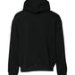 Black Logo Full Zip Hooded Men Sweatshirt Sweater