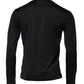 Dark Blue Silk Crew Neck Men Pullover Sweater
