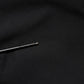 Black Embossed Logo Cotton Crew Neck Sweater