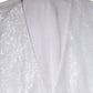 White Sequined Dress Formal Waistcoat Vest
