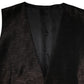 Dark Brown Dress Formal Men Waistcoat Vest