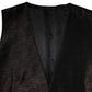 Dark Brown Dress Formal Men Waistcoat Vest