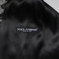 Black Gray Brocade Formal Men Waistcoat Vest