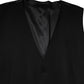 Black Wool Dress Formal Men Waistcoat Vest