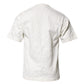 White Cotton Logo Embossed Crew Neck T-shirt