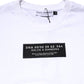 White Cotton Logo Patch Crew Neck T-shirt