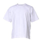 White Cotton Short Sleeves Crew Neck T-shirt