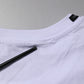 White Cotton Short Sleeves Crew Neck T-shirt