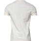 White Cotton Logo Bandana Print T-shirt